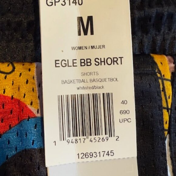 NWT ADIDAS X EGLE BASKETBALL SHORTS M - Picture 3 of 3